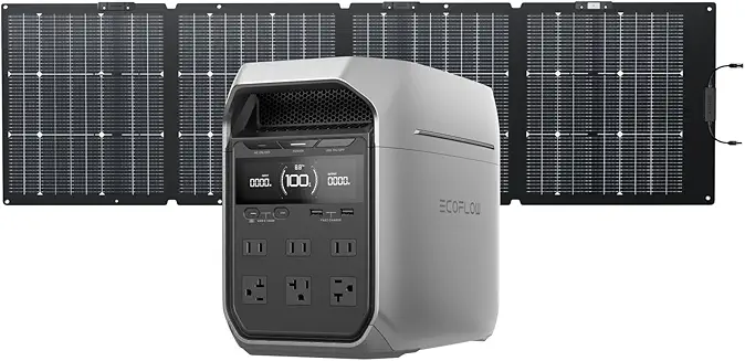 Ecoflow Delta 3 con panel
